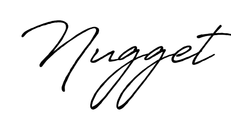 Use a signature maker to create a handwritten signature online. With this signature software, you can design (Antro_Vectra_Bolder) your own signature for name Nugget. Nugget signature style 7 images and pictures png