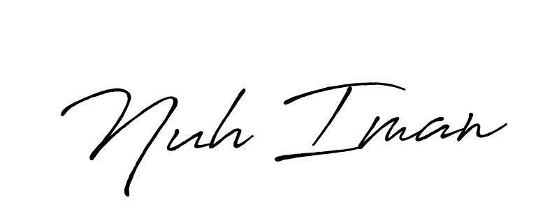 You can use this online signature creator to create a handwritten signature for the name Nuh Iman. This is the best online autograph maker. Nuh Iman signature style 7 images and pictures png