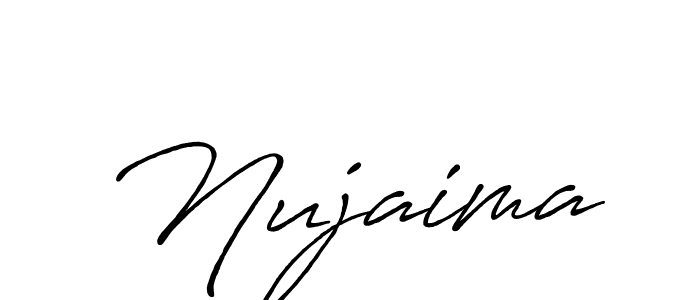 Make a beautiful signature design for name Nujaima. Use this online signature maker to create a handwritten signature for free. Nujaima signature style 7 images and pictures png