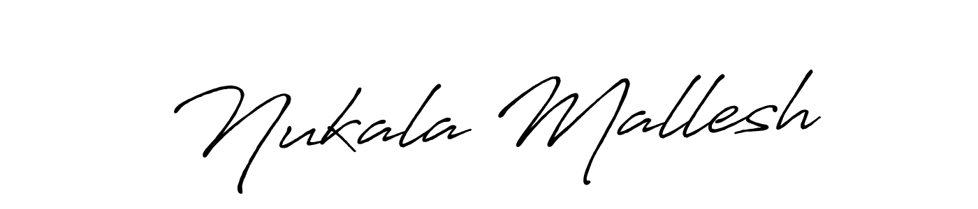 Antro_Vectra_Bolder is a professional signature style that is perfect for those who want to add a touch of class to their signature. It is also a great choice for those who want to make their signature more unique. Get Nukala Mallesh name to fancy signature for free. Nukala Mallesh signature style 7 images and pictures png