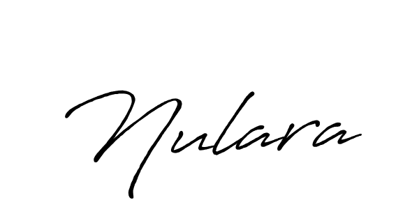 The best way (Antro_Vectra_Bolder) to make a short signature is to pick only two or three words in your name. The name Nulara include a total of six letters. For converting this name. Nulara signature style 7 images and pictures png