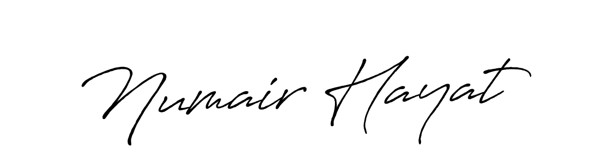 Use a signature maker to create a handwritten signature online. With this signature software, you can design (Antro_Vectra_Bolder) your own signature for name Numair Hayat. Numair Hayat signature style 7 images and pictures png