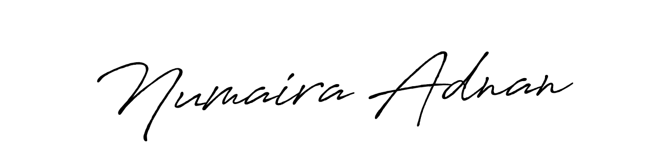 How to make Numaira Adnan signature? Antro_Vectra_Bolder is a professional autograph style. Create handwritten signature for Numaira Adnan name. Numaira Adnan signature style 7 images and pictures png