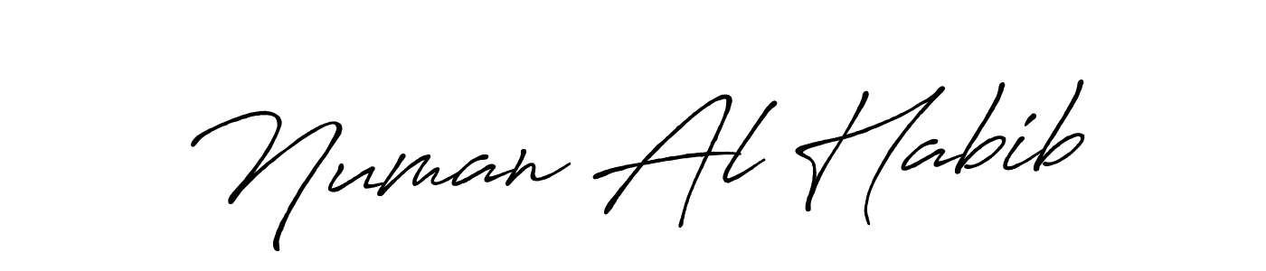 It looks lik you need a new signature style for name Numan Al Habib. Design unique handwritten (Antro_Vectra_Bolder) signature with our free signature maker in just a few clicks. Numan Al Habib signature style 7 images and pictures png