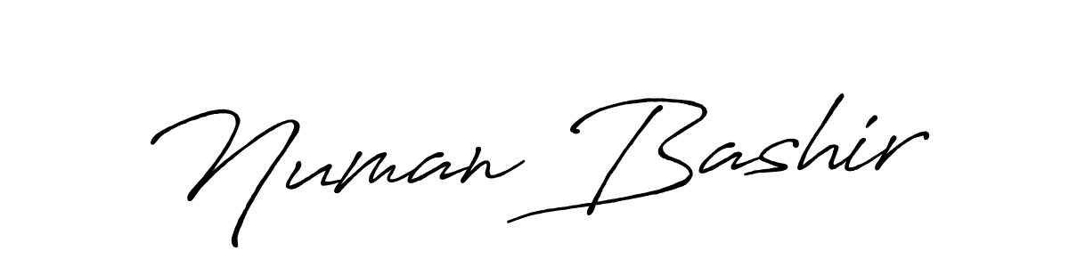 Use a signature maker to create a handwritten signature online. With this signature software, you can design (Antro_Vectra_Bolder) your own signature for name Numan Bashir. Numan Bashir signature style 7 images and pictures png