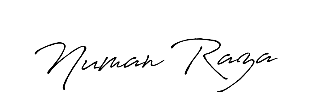 Also we have Numan Raza name is the best signature style. Create professional handwritten signature collection using Antro_Vectra_Bolder autograph style. Numan Raza signature style 7 images and pictures png