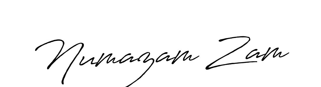 Make a beautiful signature design for name Numazam Zam. With this signature (Antro_Vectra_Bolder) style, you can create a handwritten signature for free. Numazam Zam signature style 7 images and pictures png