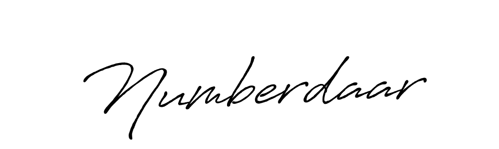 Design your own signature with our free online signature maker. With this signature software, you can create a handwritten (Antro_Vectra_Bolder) signature for name Numberdaar. Numberdaar signature style 7 images and pictures png