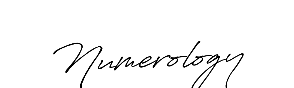 Create a beautiful signature design for name Numerology. With this signature (Antro_Vectra_Bolder) fonts, you can make a handwritten signature for free. Numerology signature style 7 images and pictures png