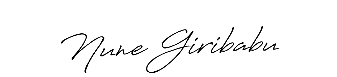 How to Draw Nune Giribabu signature style? Antro_Vectra_Bolder is a latest design signature styles for name Nune Giribabu. Nune Giribabu signature style 7 images and pictures png