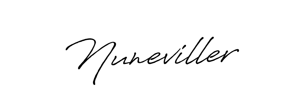 Make a beautiful signature design for name Nuneviller. Use this online signature maker to create a handwritten signature for free. Nuneviller signature style 7 images and pictures png