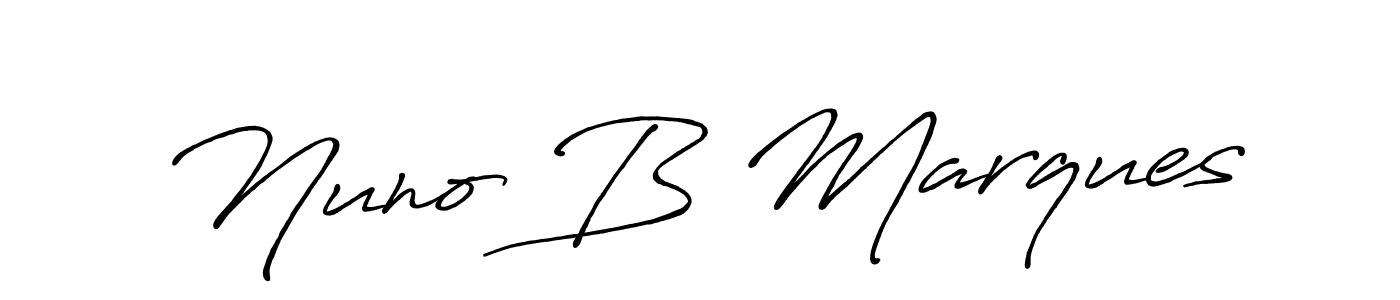Use a signature maker to create a handwritten signature online. With this signature software, you can design (Antro_Vectra_Bolder) your own signature for name Nuno B Marques. Nuno B Marques signature style 7 images and pictures png