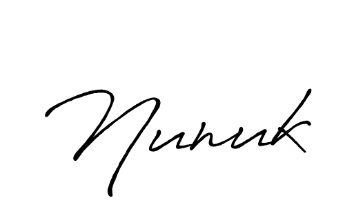 Once you've used our free online signature maker to create your best signature Antro_Vectra_Bolder style, it's time to enjoy all of the benefits that Nunuk name signing documents. Nunuk signature style 7 images and pictures png