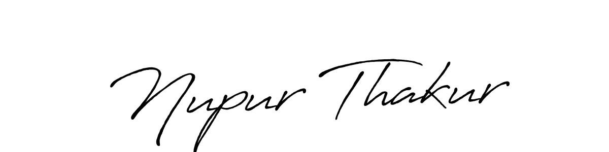Also You can easily find your signature by using the search form. We will create Nupur Thakur name handwritten signature images for you free of cost using Antro_Vectra_Bolder sign style. Nupur Thakur signature style 7 images and pictures png