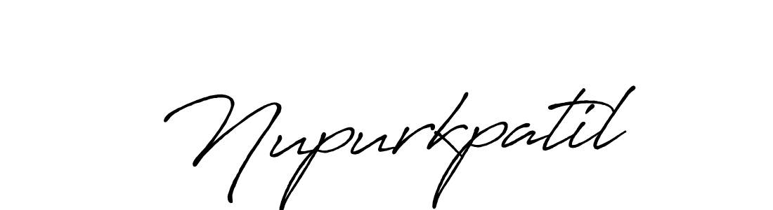 Design your own signature with our free online signature maker. With this signature software, you can create a handwritten (Antro_Vectra_Bolder) signature for name Nupurkpatil. Nupurkpatil signature style 7 images and pictures png