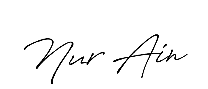 Antro_Vectra_Bolder is a professional signature style that is perfect for those who want to add a touch of class to their signature. It is also a great choice for those who want to make their signature more unique. Get Nur Ain name to fancy signature for free. Nur Ain signature style 7 images and pictures png