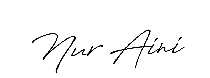 You can use this online signature creator to create a handwritten signature for the name Nur Aini. This is the best online autograph maker. Nur Aini signature style 7 images and pictures png