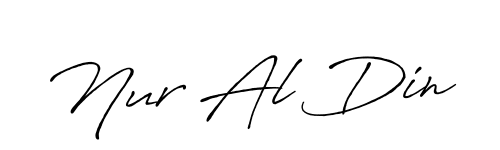 Antro_Vectra_Bolder is a professional signature style that is perfect for those who want to add a touch of class to their signature. It is also a great choice for those who want to make their signature more unique. Get Nur Al Din name to fancy signature for free. Nur Al Din signature style 7 images and pictures png