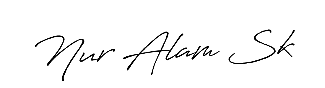 It looks lik you need a new signature style for name Nur Alam Sk. Design unique handwritten (Antro_Vectra_Bolder) signature with our free signature maker in just a few clicks. Nur Alam Sk signature style 7 images and pictures png
