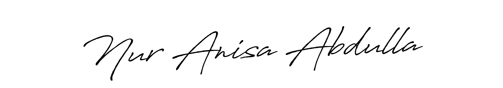 Best and Professional Signature Style for Nur Anisa Abdulla. Antro_Vectra_Bolder Best Signature Style Collection. Nur Anisa Abdulla signature style 7 images and pictures png