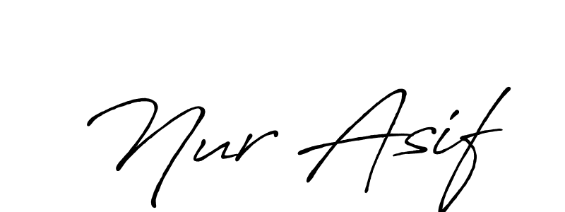 How to Draw Nur Asif signature style? Antro_Vectra_Bolder is a latest design signature styles for name Nur Asif. Nur Asif signature style 7 images and pictures png