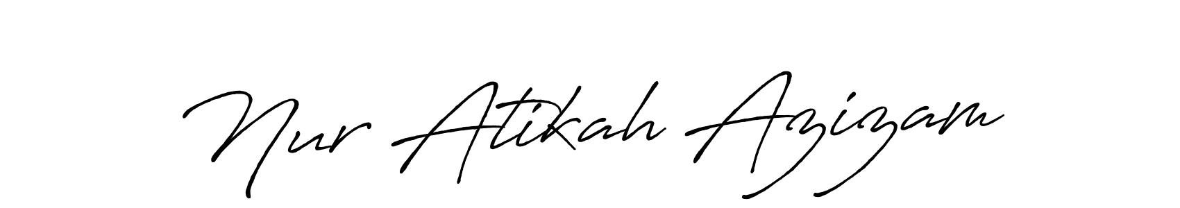 Best and Professional Signature Style for Nur Atikah Azizam. Antro_Vectra_Bolder Best Signature Style Collection. Nur Atikah Azizam signature style 7 images and pictures png