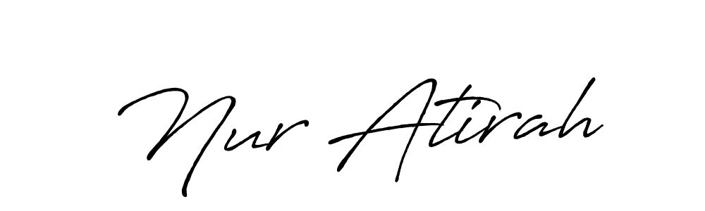 Best and Professional Signature Style for Nur Atirah. Antro_Vectra_Bolder Best Signature Style Collection. Nur Atirah signature style 7 images and pictures png