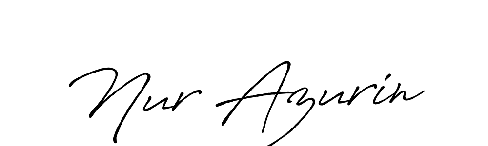 How to make Nur Azurin signature? Antro_Vectra_Bolder is a professional autograph style. Create handwritten signature for Nur Azurin name. Nur Azurin signature style 7 images and pictures png
