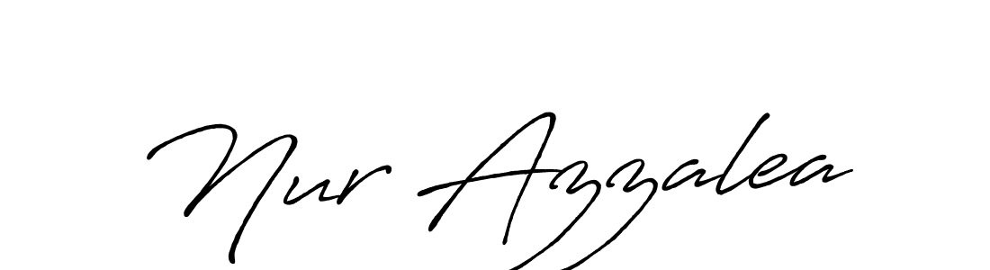 Make a beautiful signature design for name Nur Azzalea. Use this online signature maker to create a handwritten signature for free. Nur Azzalea signature style 7 images and pictures png