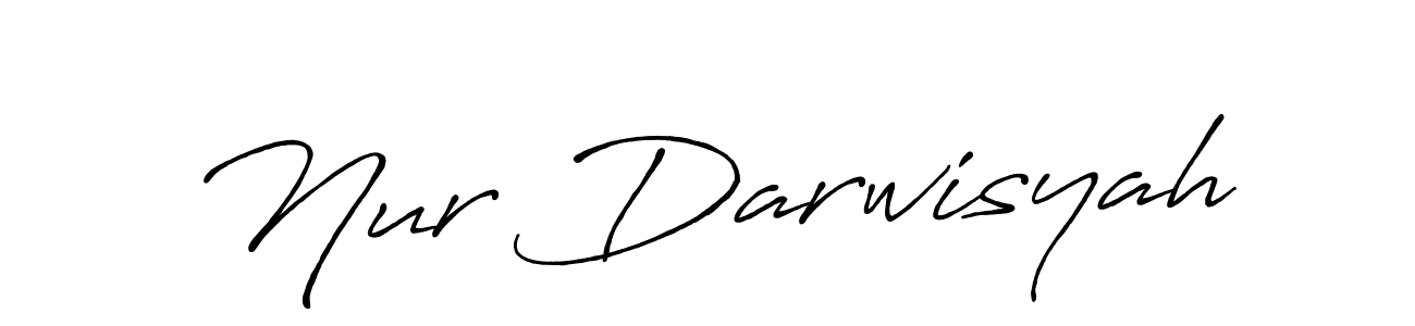 Similarly Antro_Vectra_Bolder is the best handwritten signature design. Signature creator online .You can use it as an online autograph creator for name Nur Darwisyah. Nur Darwisyah signature style 7 images and pictures png