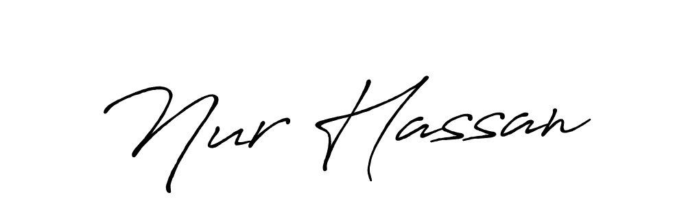 Make a beautiful signature design for name Nur Hassan. Use this online signature maker to create a handwritten signature for free. Nur Hassan signature style 7 images and pictures png