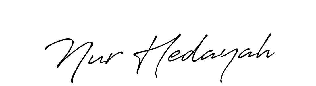 It looks lik you need a new signature style for name Nur Hedayah. Design unique handwritten (Antro_Vectra_Bolder) signature with our free signature maker in just a few clicks. Nur Hedayah signature style 7 images and pictures png