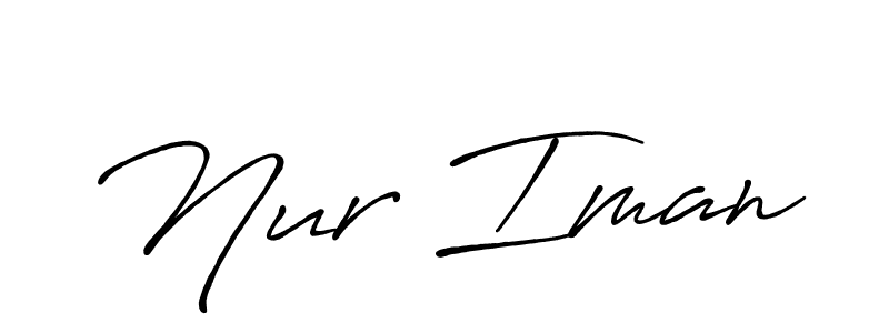 It looks lik you need a new signature style for name Nur Iman. Design unique handwritten (Antro_Vectra_Bolder) signature with our free signature maker in just a few clicks. Nur Iman signature style 7 images and pictures png