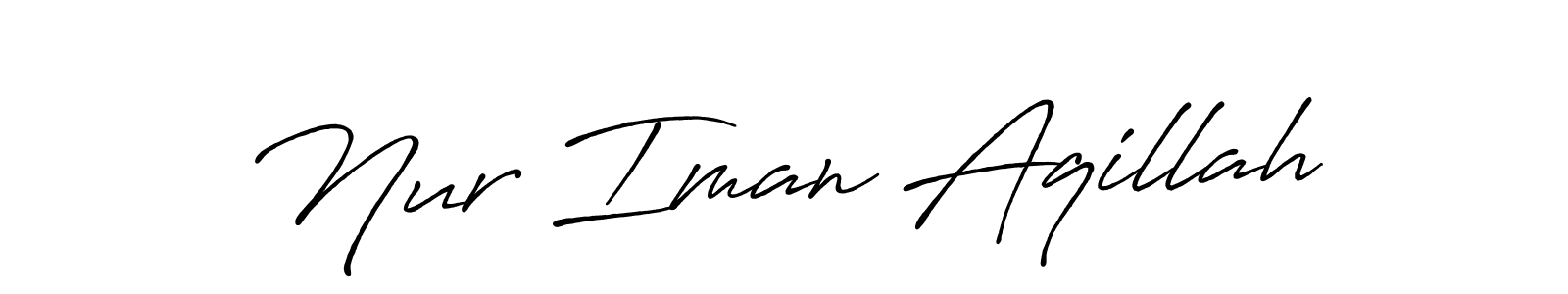 How to Draw Nur Iman Aqillah signature style? Antro_Vectra_Bolder is a latest design signature styles for name Nur Iman Aqillah. Nur Iman Aqillah signature style 7 images and pictures png
