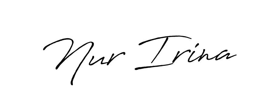 Here are the top 10 professional signature styles for the name Nur Irina. These are the best autograph styles you can use for your name. Nur Irina signature style 7 images and pictures png