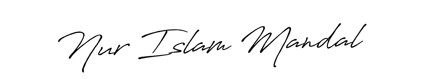 if you are searching for the best signature style for your name Nur Islam Mandal. so please give up your signature search. here we have designed multiple signature styles  using Antro_Vectra_Bolder. Nur Islam Mandal signature style 7 images and pictures png