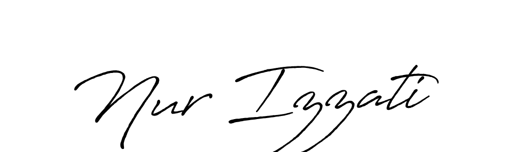 You can use this online signature creator to create a handwritten signature for the name Nur Izzati. This is the best online autograph maker. Nur Izzati signature style 7 images and pictures png