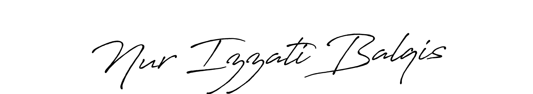 Make a beautiful signature design for name Nur Izzati Balqis. Use this online signature maker to create a handwritten signature for free. Nur Izzati Balqis signature style 7 images and pictures png