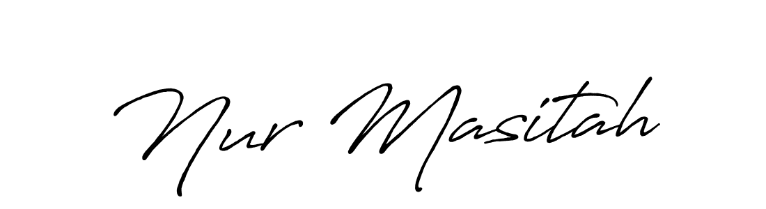 This is the best signature style for the Nur Masitah name. Also you like these signature font (Antro_Vectra_Bolder). Mix name signature. Nur Masitah signature style 7 images and pictures png