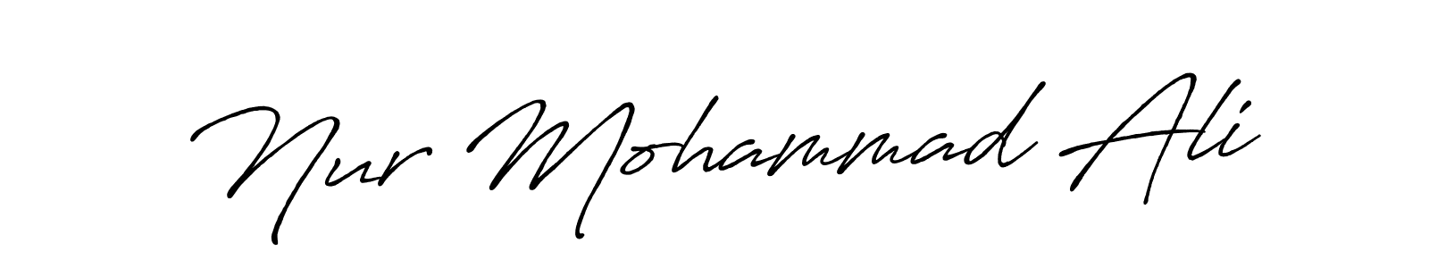 Also You can easily find your signature by using the search form. We will create Nur Mohammad Ali name handwritten signature images for you free of cost using Antro_Vectra_Bolder sign style. Nur Mohammad Ali signature style 7 images and pictures png