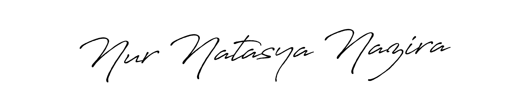 Also we have Nur Natasya Nazira name is the best signature style. Create professional handwritten signature collection using Antro_Vectra_Bolder autograph style. Nur Natasya Nazira signature style 7 images and pictures png