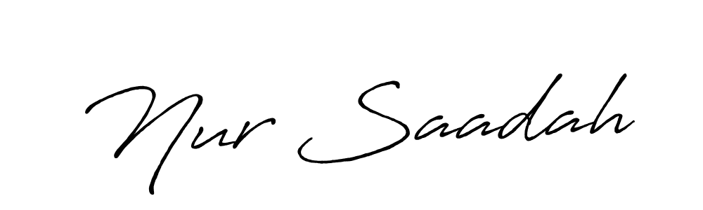 Check out images of Autograph of Nur Saadah name. Actor Nur Saadah Signature Style. Antro_Vectra_Bolder is a professional sign style online. Nur Saadah signature style 7 images and pictures png