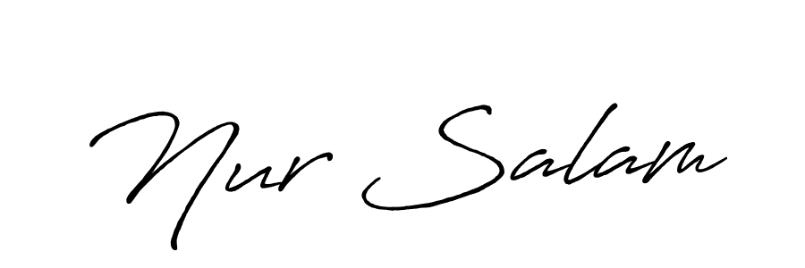 Here are the top 10 professional signature styles for the name Nur Salam. These are the best autograph styles you can use for your name. Nur Salam signature style 7 images and pictures png