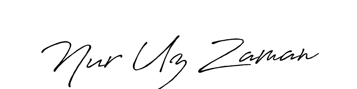 if you are searching for the best signature style for your name Nur Uz Zaman. so please give up your signature search. here we have designed multiple signature styles  using Antro_Vectra_Bolder. Nur Uz Zaman signature style 7 images and pictures png