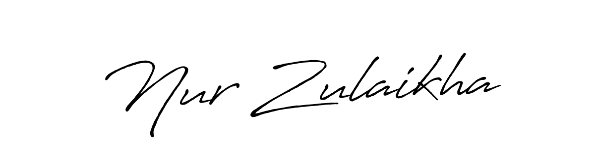 Best and Professional Signature Style for Nur Zulaikha. Antro_Vectra_Bolder Best Signature Style Collection. Nur Zulaikha signature style 7 images and pictures png