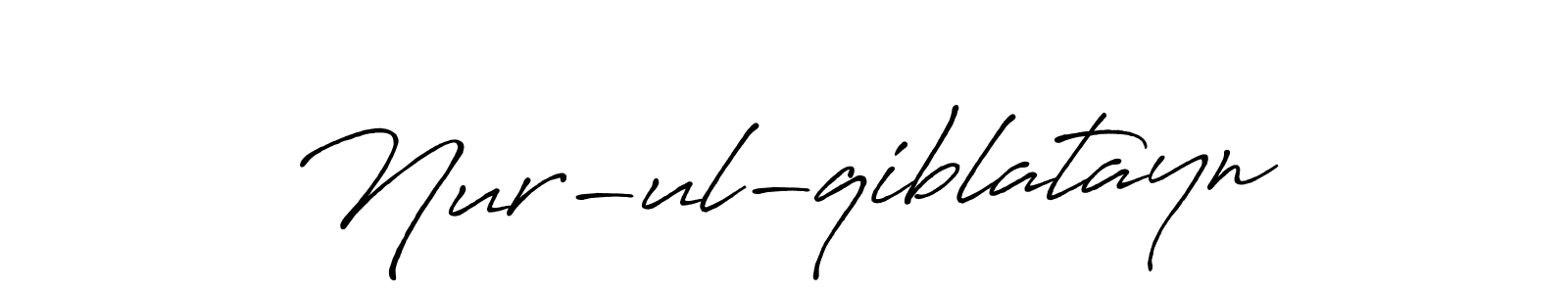 Nur-ul-qiblatayn stylish signature style. Best Handwritten Sign (Antro_Vectra_Bolder) for my name. Handwritten Signature Collection Ideas for my name Nur-ul-qiblatayn. Nur-ul-qiblatayn signature style 7 images and pictures png