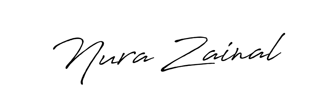 You should practise on your own different ways (Antro_Vectra_Bolder) to write your name (Nura Zainal) in signature. don't let someone else do it for you. Nura Zainal signature style 7 images and pictures png