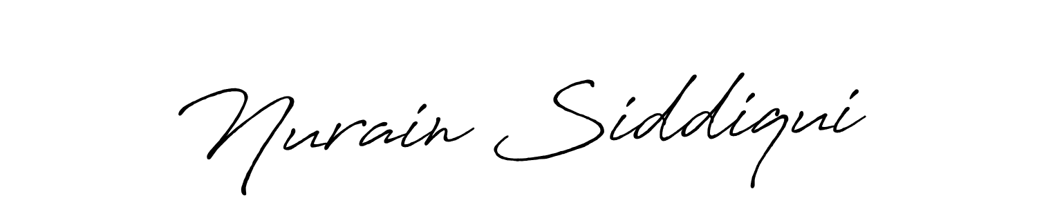 Nurain Siddiqui stylish signature style. Best Handwritten Sign (Antro_Vectra_Bolder) for my name. Handwritten Signature Collection Ideas for my name Nurain Siddiqui. Nurain Siddiqui signature style 7 images and pictures png
