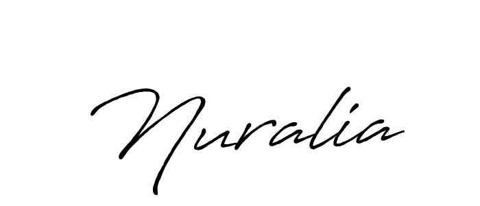 How to make Nuralia name signature. Use Antro_Vectra_Bolder style for creating short signs online. This is the latest handwritten sign. Nuralia signature style 7 images and pictures png