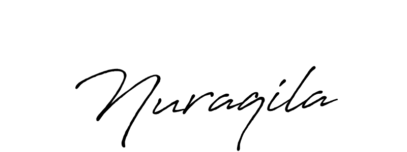 You should practise on your own different ways (Antro_Vectra_Bolder) to write your name (Nuraqila) in signature. don't let someone else do it for you. Nuraqila signature style 7 images and pictures png